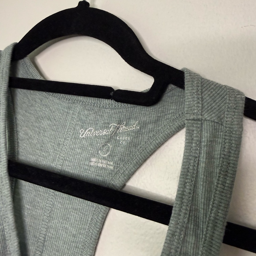 Universal Thread Rib Scoop Neck Tank Top - Picture 2 of 2